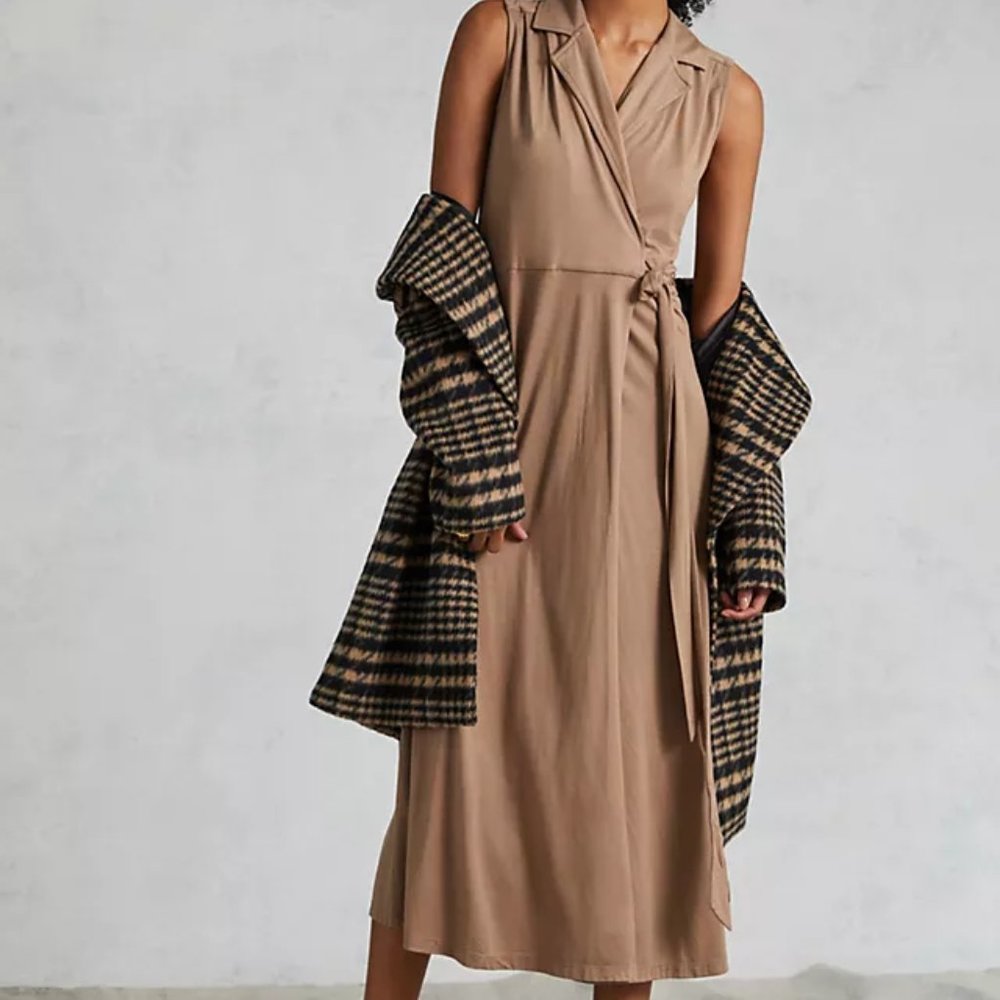 Anthropologie Wrap Maxi dress